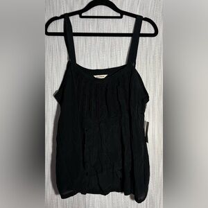 Lucky Brand Black Sleeveless Blouse